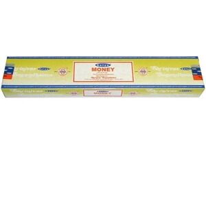 Satya Money Incense ONE BOX ONLY 15g Each Shrinivas‎ Sugandhalaya Prosperity